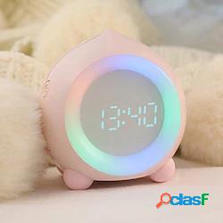 smart alarm clock led night light audio multifunzionale