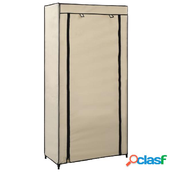 vidaXL 282429 Shoe Cabinet with Cover Cream 58x28x106 cm