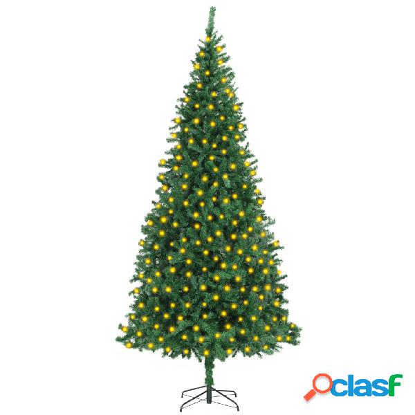vidaXL Albero di Natale Artificiale con Luci a LED 300 cm
