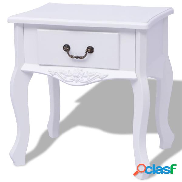 vidaXL Armadio a Scomparsa MDF Bianco