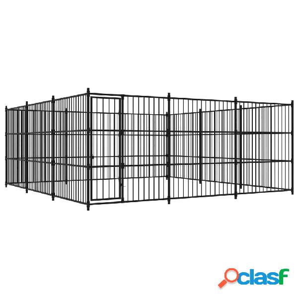 vidaXL Canile da Esterno 450x450x185 cm