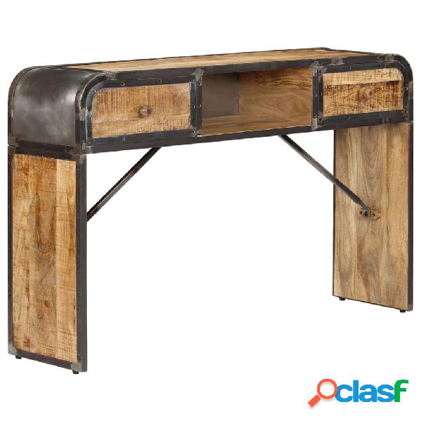 vidaXL Credenza 120x30x75 cm in Legno Massello di Mango