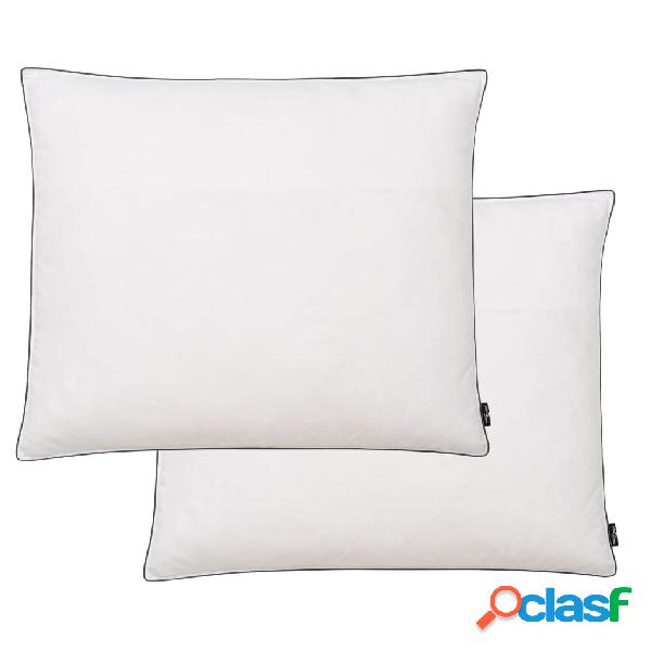 vidaXL Cuscini 2 pz Imbottitura Leggera Mix di Piume 70x60