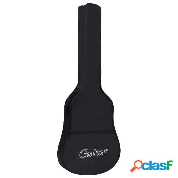 vidaXL Custodia per Chitarra Classica 4/4 Nera 102x36,5 cm