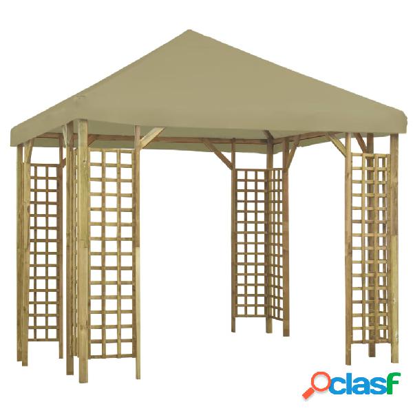 vidaXL Gazebo 3x3 m Beige