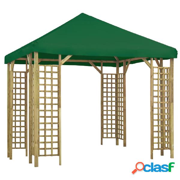 vidaXL Gazebo 3x3 m Verde