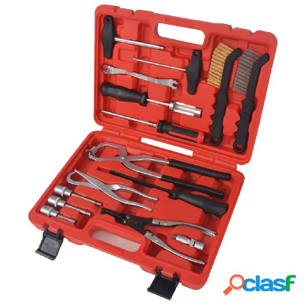 vidaXL Kit di Attrezzi 15 pz per Manutenzione e Assemblaggio