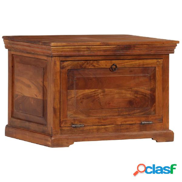 vidaXL Scarpiera 60x40x41 cm in Legno Massello di Acacia