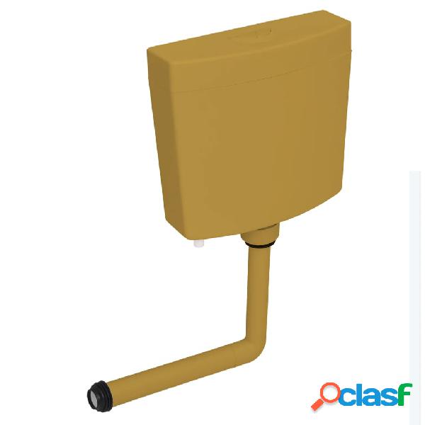 vidaXL Sciacquone WC 3/6 L Giallo Curry