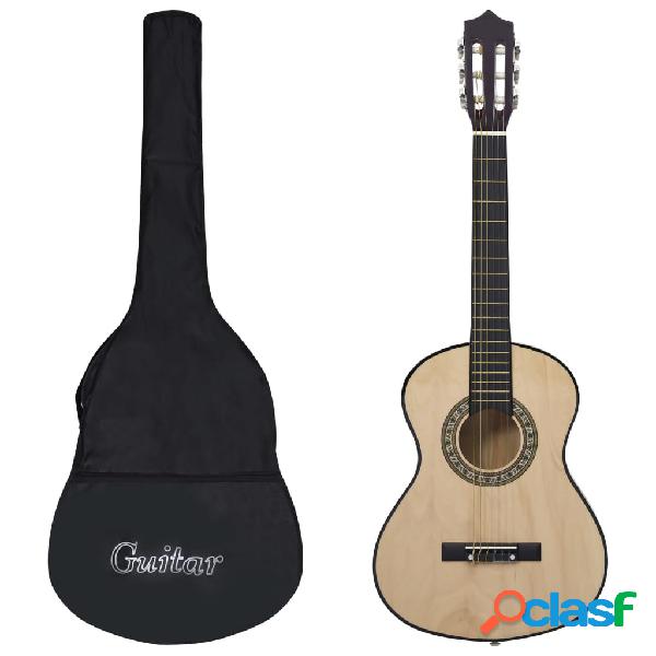 vidaXL Set Chitarra Classica per Bambini e Principianti 8 pz