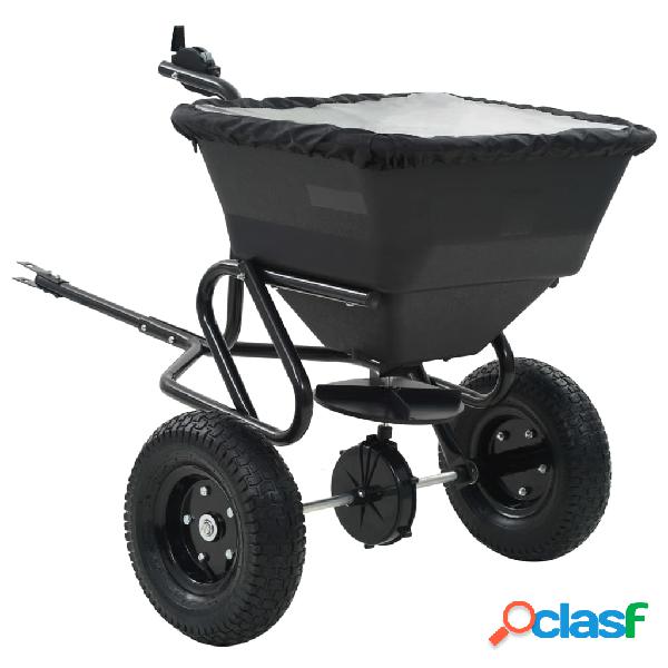 vidaXL Spargisale Trainabile in PVC e Acciaio 125x74x79 cm