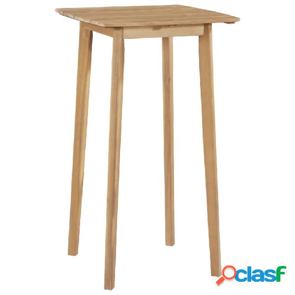 vidaXL Tavolo da Bar 60x60x105 cm in Legno Massello di