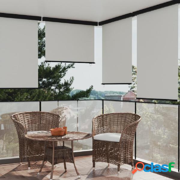 vidaXL Tendalino Laterale per Balcone 117x250 cm Crema