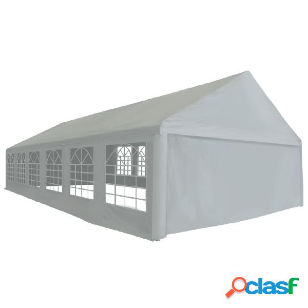 vidaXL Tendone per Feste in PE 6x12 m Grigio