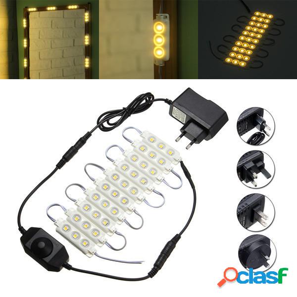 1.5m SMD5050 impermeabile bianco caldo LED modulo striscia