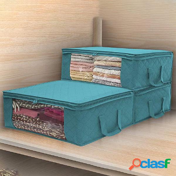 1 Pc Non-Woven Folding Storage Tote Quilt Storage Bag