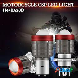 1 pz moto h4 led ba20d led moto lampadine del faro csp lente