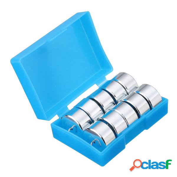10 Pz / set 50 g Set di pesi con gancio in metallo Scala