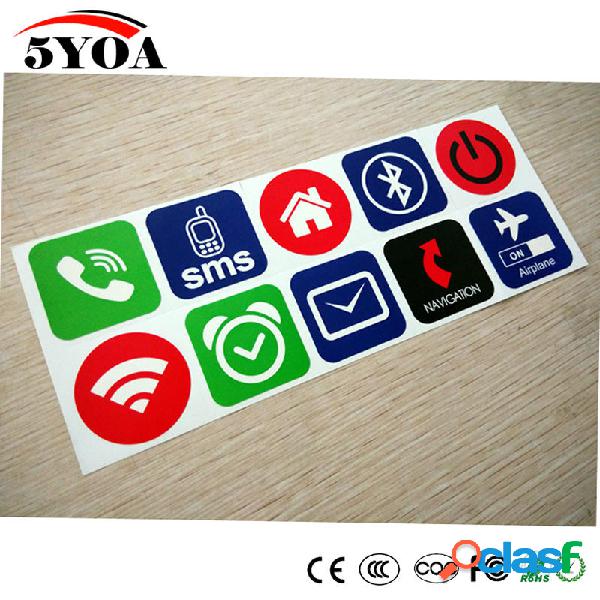 10 pz Ntag213 NFC Tag Carta Adesivi Etichetta Rfid Tag Carta