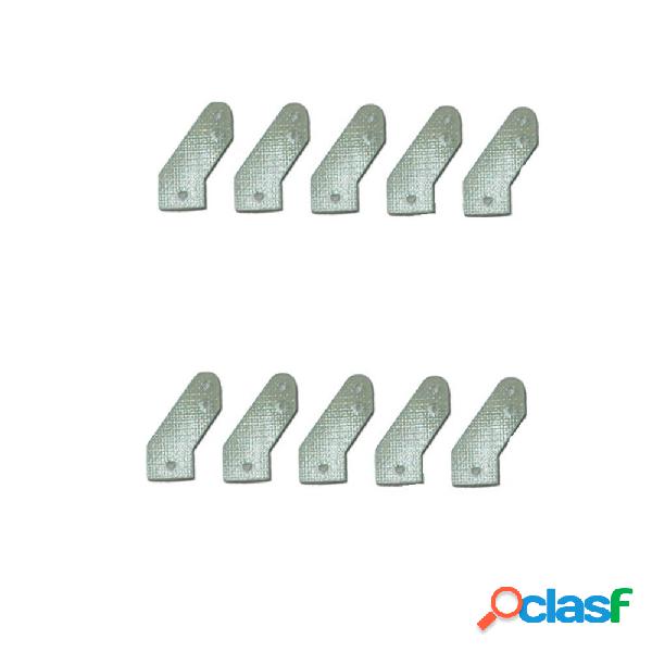 10 pz RC Angolo del timone in fibra 16mm KT Schiuma Aereo PP