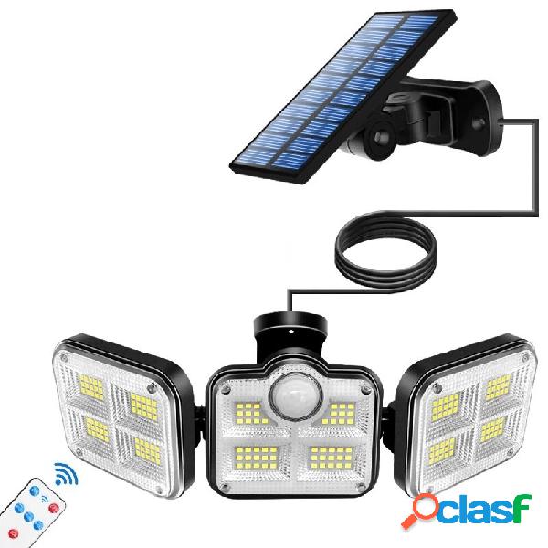 108/122/138/171 LED solare 3 luci Sensore di movimento della