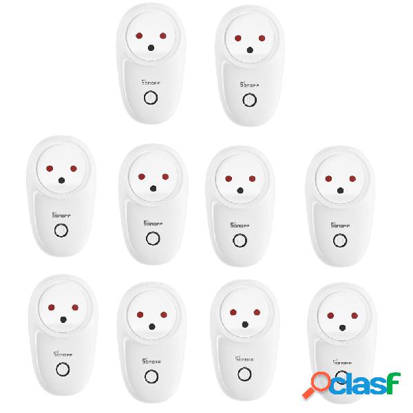 10Pcs SONOFF S26 10A AC90V-250V Smart WIFI presa di corrente