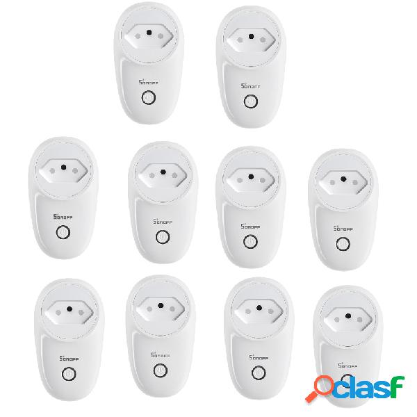 10Pcs SONOFF S26 10A AC90V-250V Smart WIFI presa di corrente