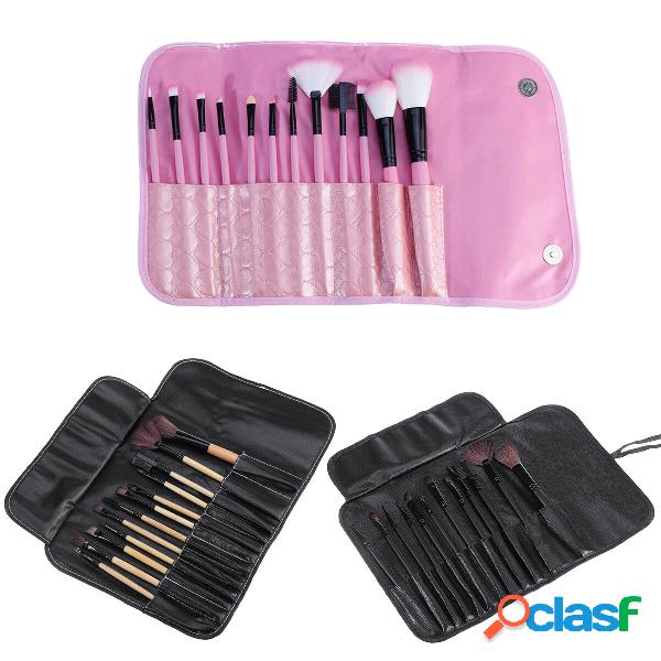 12 pezzi Trucco Pennello Set di cosmetici Trucco Pennello