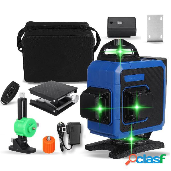 16/12/8 Linee 4D Luce Verde Laser Livella 360°