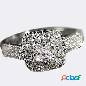 1pc Band Ring Ring For AAA Cubic Zirconia Womens Wedding