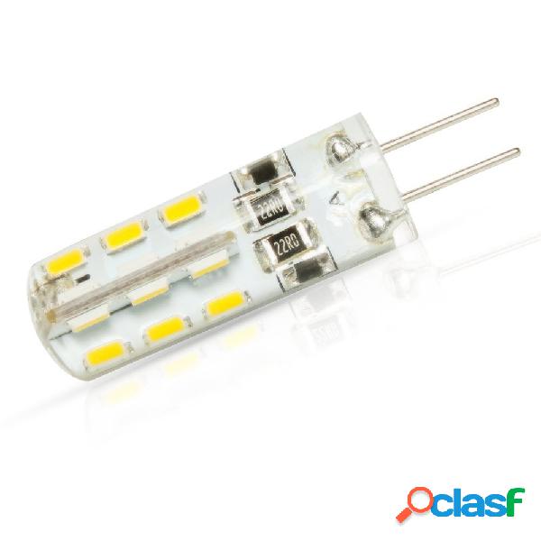 2 LAMPADINE 2.5W LED 32 SMD ATTACCO G4 A SPILLO LUCE BIANCA