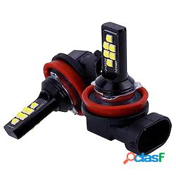 2 pezzi Auto LED Luce antinebbia H11 H8 Lampadine SMD 3030