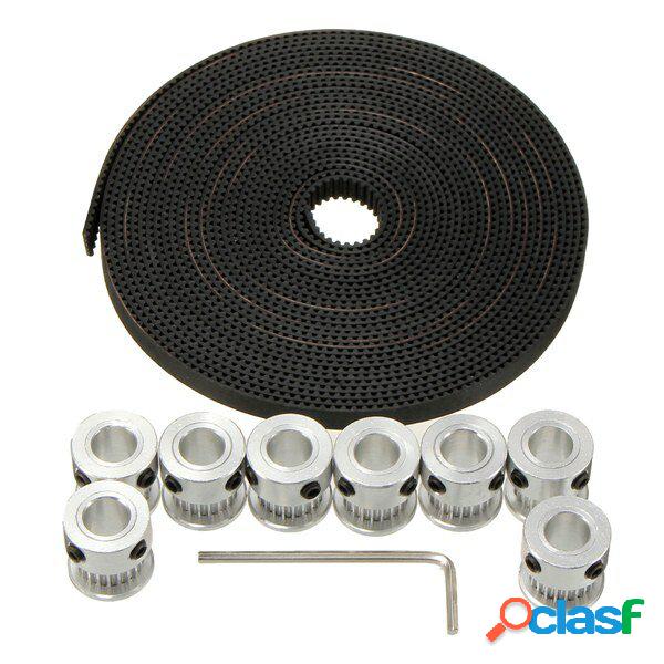 20T GT2 Puleggia di Alluminio 2GT 5M Cintura per RepRap