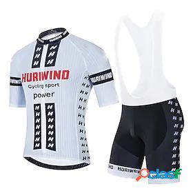 21Grams Mens Cycling Jersey with Bib Shorts Cycling Jersey