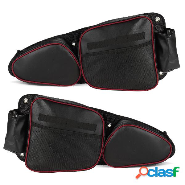 2PCS Anteriore Porta Laterale Borse di Stoccaggio Pacchetto