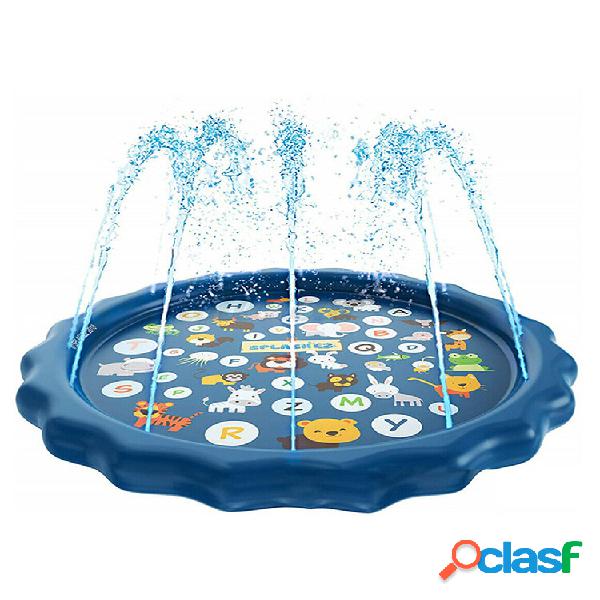 3-in-1 Sprinkler for Kids, Splash Pad, and Wading Pool for