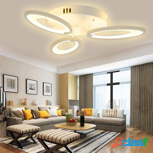 3 teste moderne LED plafoniere acriliche a soffitto per la