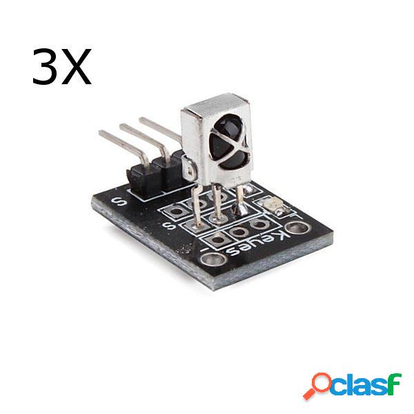 3Pcs KY-022 Sensore a infrarossi IR ricevitore Modulo