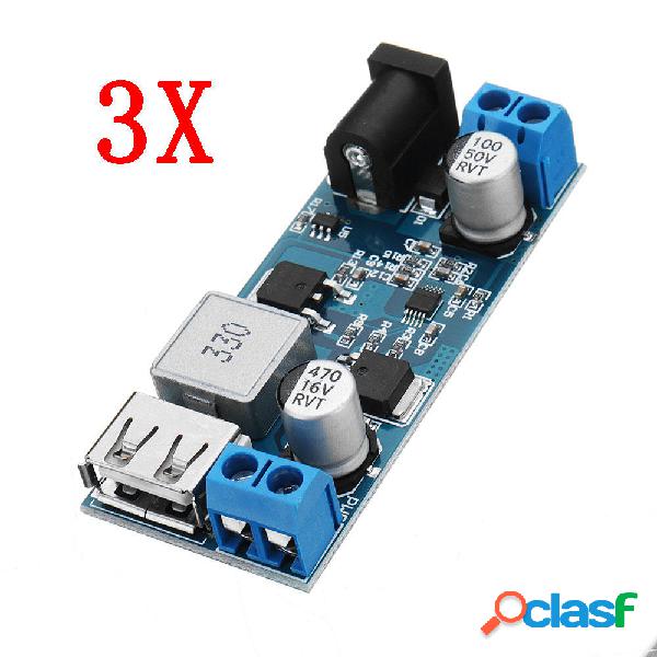 3pcs 24V / 12V a 5V 5A Modulo di alimentazione DC-DC Buck