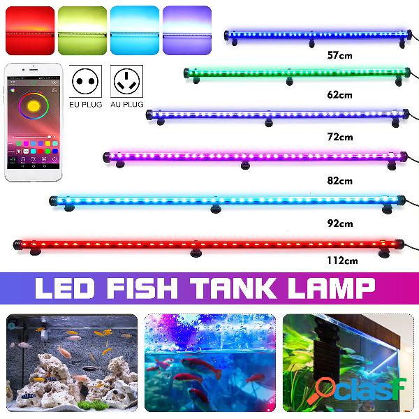 57-112 CM GRB Acquario Luce LED Impermeabile Controllo APP