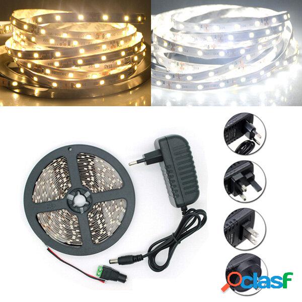 5M SMD 2835 300 LED Bianco/Bianco Caldo Nastro Luce Striscia