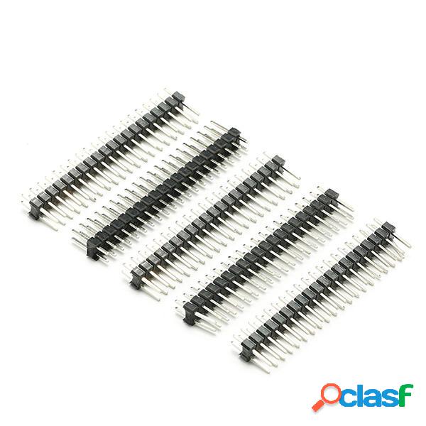 5pezzi 2 Row 20 Pin 2.54mm Intestazione Pin Passo Dritto per