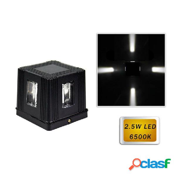 APPLIQUE LED 2,5 W ESTERNO LAMPADA CUBO A PARETE LUCE