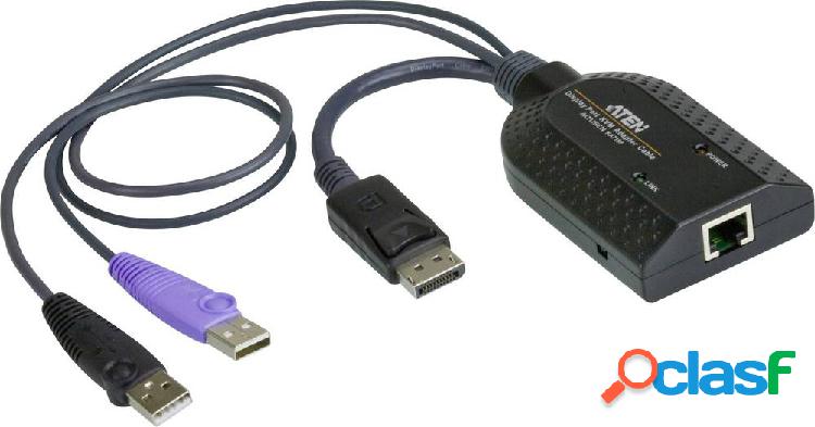 ATEN KVM Adattatore [2x Spina A USB 2.0, Spina DisplayPort -