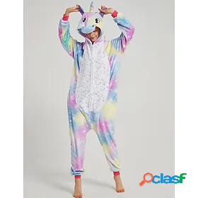 Adults' Kigurumi Pajamas Unicorn Flying Horse Onesie Pajamas