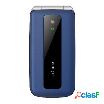 Artfone F20 senior Flip telefono - 2G, Dual SIM, SOS - Blu