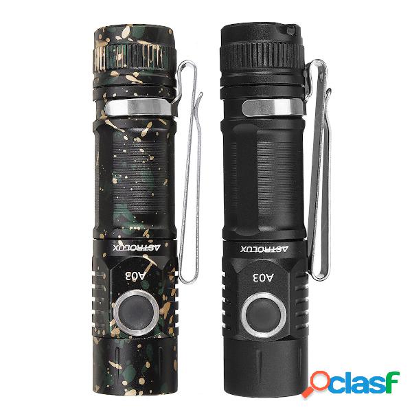 Astrolux® A03 SFS80 LED 800LM Potente 14500/AA EDC Torcia