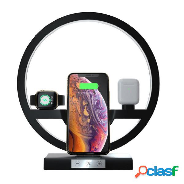 BAKEEY 3 in 1 10w Caricabatterie Wireless Tavolo Da Tavolo