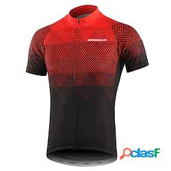 BERGRISAR Per uomo Manica corta Maglia da ciclismo Gradiente