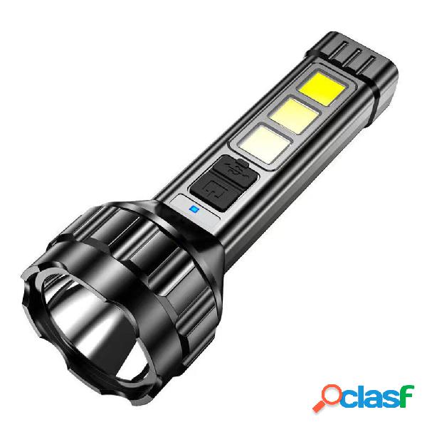 BIKIGHT P50 3000 lumen Forte LED Torcia Con 3 COB Luce